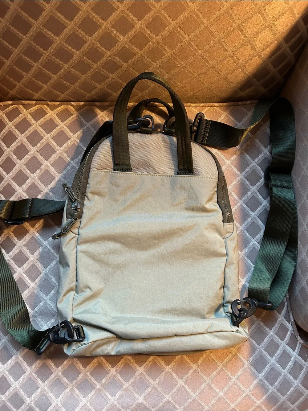 Timbuk2 Spark Mini Light Green Backpack with Green Straps